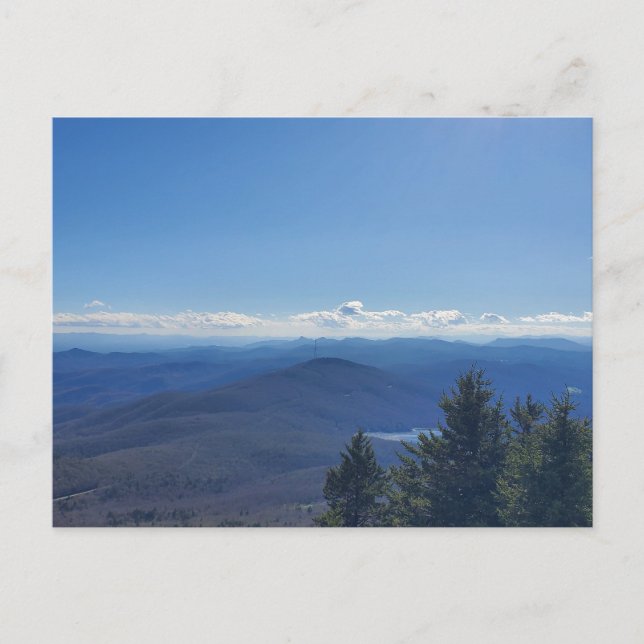 Großvater-Bergsee, North Carolina Postkarte (Vorderseite)