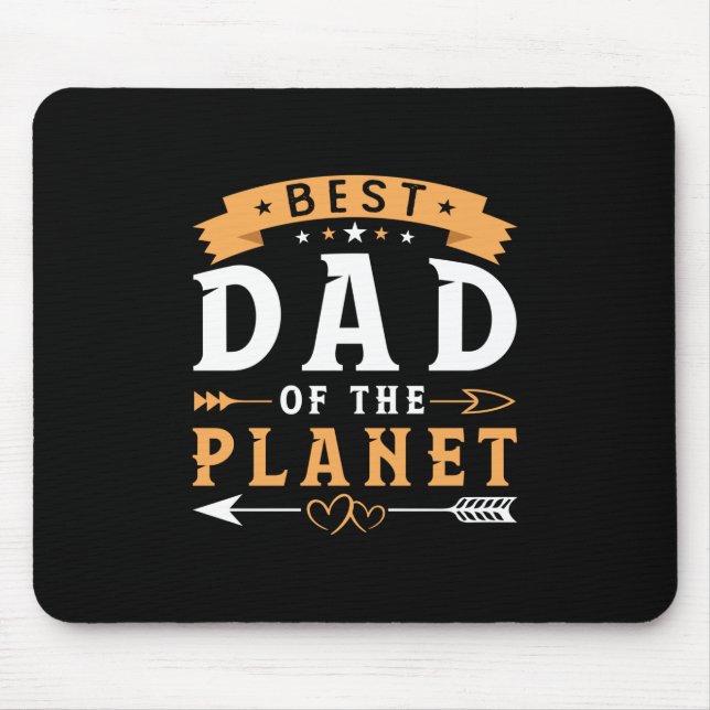 Großvater | Bester Vater des Planeten Mousepad (Vorne)