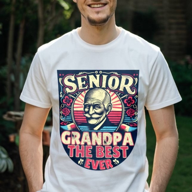 Großvater Der beste je moderne Vater T-Shirt (Von Creator hochgeladen)