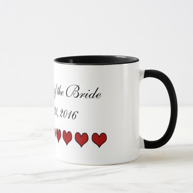Großvater der Braut | Hochzeit Tasse (Rechts)