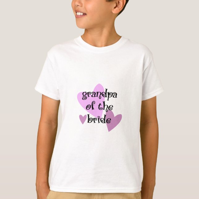 Großvater der Braut T-Shirt (Vorderseite)
