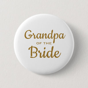 Großvater der Bride Wedding Custom Button