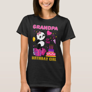 Großvater der Geburtstagskarte Panda Bär Niedliche T-Shirt
