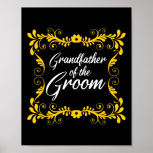 Großvater der Groom Matching Bachelorette Par Poster