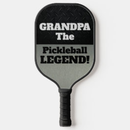 Großvater der legendäre Funny Smack Talk Schwarzes Pickleball Schläger