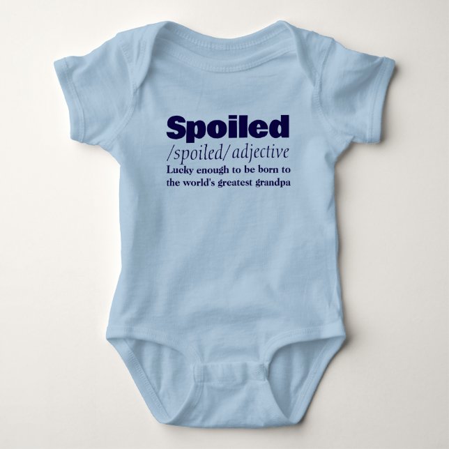 Großvater der lustigen Welt Baby Strampler (Vorderseite)
