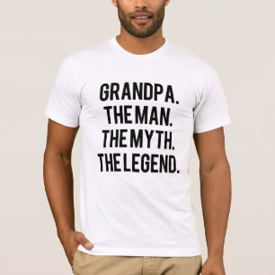 Großvater der Mann der Mythos das lustige T-Shirt
