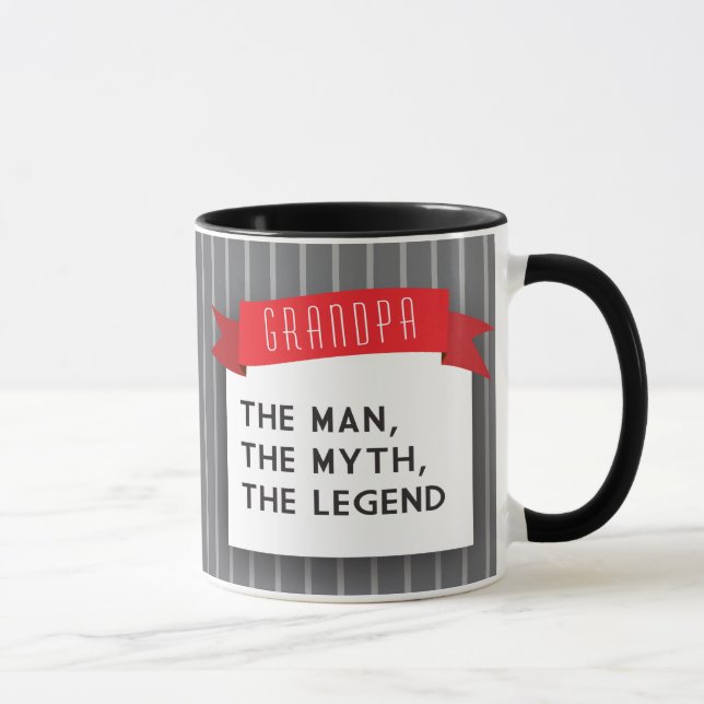 Großvater - der Mann, der Mythos, die Legende Tasse (Rechts)