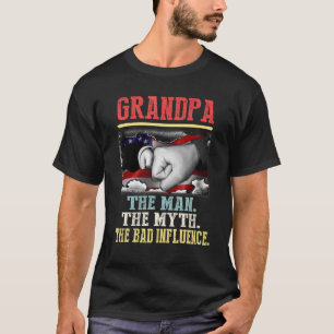 Großvater Der Mann Mythos Bad Beeinflussung Vintag T-Shirt