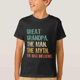 Großvater Der Mensch Der Mythos D beeinflussen die T-Shirt