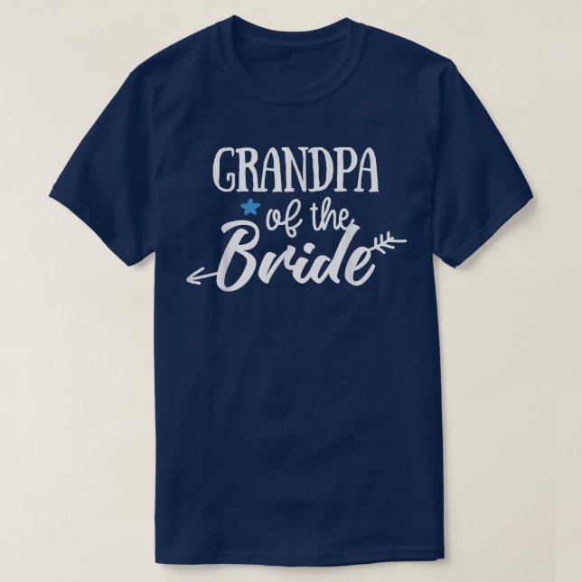 Großvater der Pfarrhochzeit oder Bachelor Par T-Shirt (Design vorne)