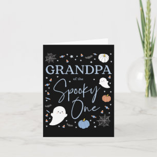Großvater der Spooky ein erster Geburtstag Junge 1 Karte