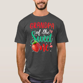 Großvater der süßen Erdbeere 1. Geburtstag T-Shirt