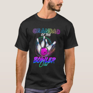 Großvater des Bowling der Bowler-Girl-Matching-Fam T-Shirt
