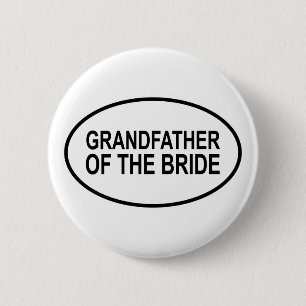 Großvater des Braut-Wedding Ovals Button