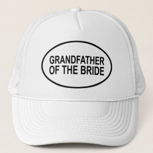 Großvater des Braut-Wedding Ovals Truckerkappe