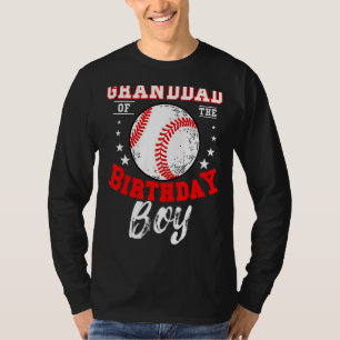 Großvater des Geburtstags Boy Baseball Theme Bday T-Shirt