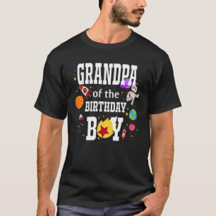 Großvater des Geburtstagsjungen Astronauten Boy Sp T-Shirt