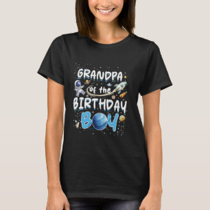 Großvater des Geburtstagsjungen Astronauten T-Shirt