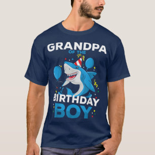 Großvater des Geburtstagsjungen Hais, Matching F T-Shirt