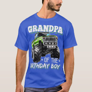 Großvater des Geburtstagsjungen Monsters Truck Geb T-Shirt