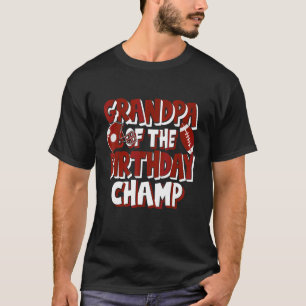 Großvater des Geburtstagskampfs American Football T-Shirt