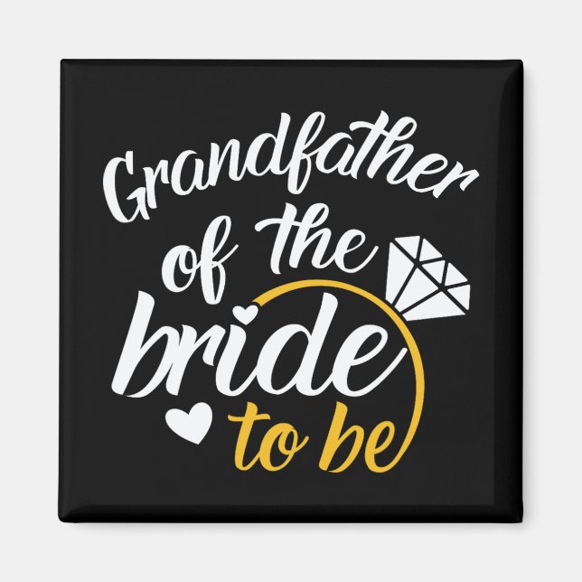 Großvater des Großen Hochzeitstages Magnet (Vorne)