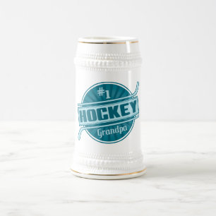 Großvater des Hockey-#1 Bierglas
