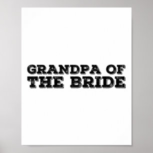 Großvater des Party des Brautwitterzerhauses Gif Poster