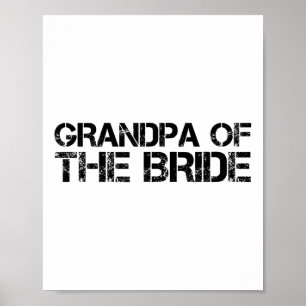 Großvater des Party des Brautwitterzerhauses Gif Poster