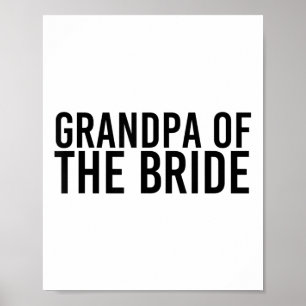 Großvater des Party des Brautwitterzerhauses Gif Poster