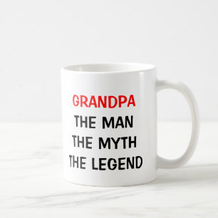 Großvater die Mannmythos- Legenden-Tasse Tasse