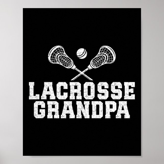 Großvater eines Lacrosse Players Großvater Poster (Vorne)