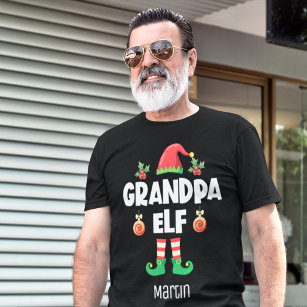 Großvater-Elf-Familie, passend zu Weihnachten, Nam T-Shirt