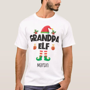 Großvater-Elf-Familie, passend zu Weihnachten, Nam T-Shirt