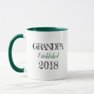 Großvater Est. Geschenk-Tasse 2018 Tasse