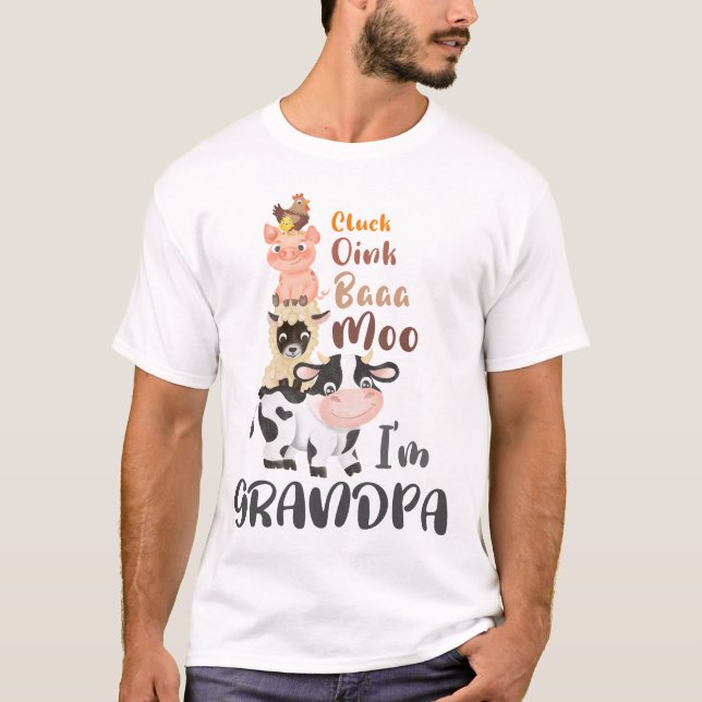 Großvater für Landtiere T-Shirt (Vorderseite)