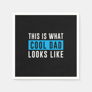 Großvater-Geschenk Cool Dad sieht aus wie Serviette