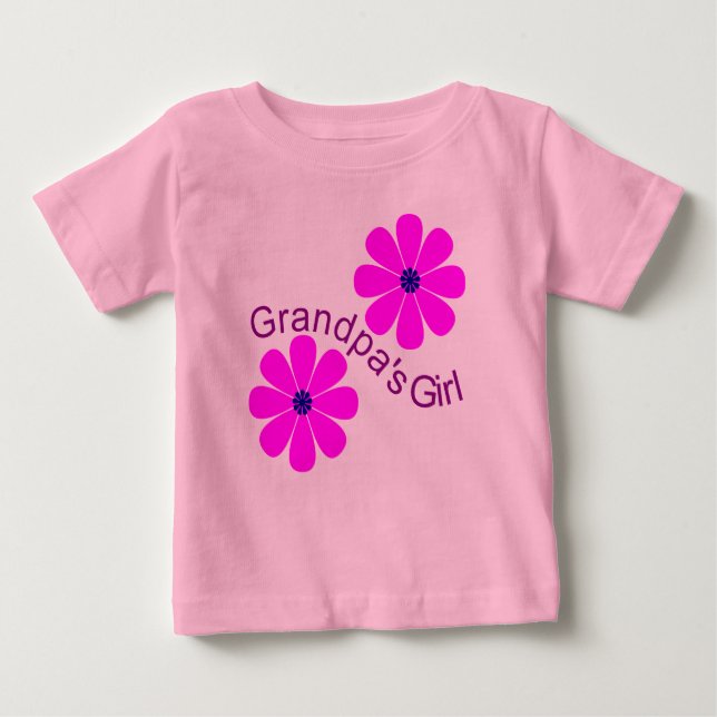 Großvater-Girl-Shirt - Maßgeschneidert Baby T-shirt (Vorderseite)