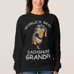 Großvater Großhund Hund der Welt mit der besten Da Sweatshirt