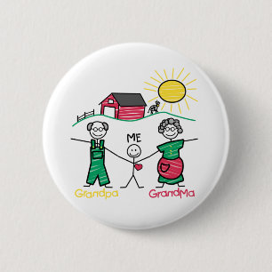Großvater-Großmutter u. ich Button