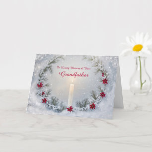 Großvater Großvater Erinnerung an Weihnachten Karte