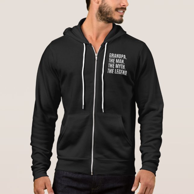 Großvater/Großvater Hoodie (Vorderseite)