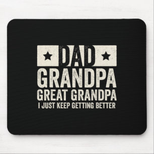 Großvater Großvater Vater#39;s Tag von Grandki Mousepad