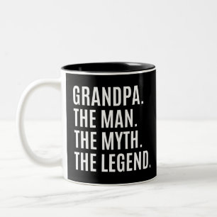 Großvater/Großvater Zweifarbige Tasse