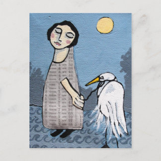 Großvater Heron Postkarte