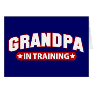 Großvater im Training