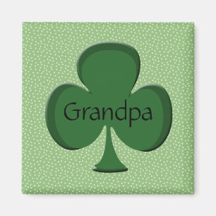 Großvater Irish Kleeblatt Magnet