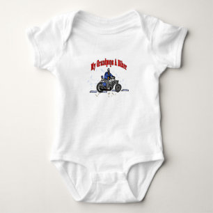 Großvater ist Biker Baby Strampler