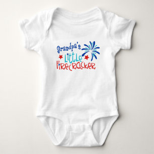 Großvater-Kleiner Firecker Baby Strampler